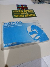 Honda h100s owners handbook - honda,