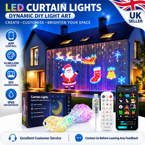 Smart led curtain light - curtain, fairy