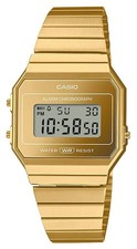 Casio Vintage Digital Alarm Chronograph A700 Series - Gold A700WEVG-9AEF Watch