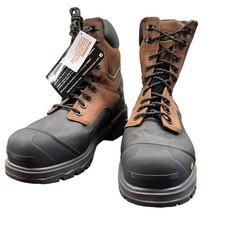 Terra Gantry Work Boots Mens Size 11W Brown Waterproof EH Composite Toe S973