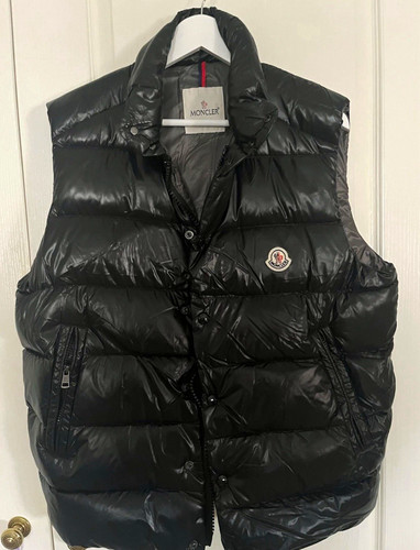 Moncler tibb gilet men black - gilet, men's