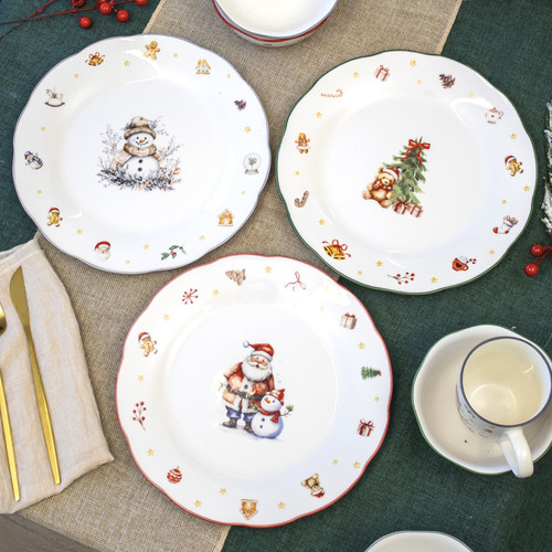 Set scalloped christmas - scalloped,