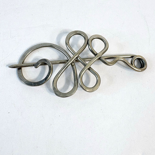 Vintage celtic shawl pin - celtic,