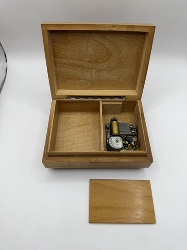 Vintage swiss wooden music - swiss, box