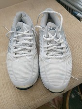 Ladies  UNISEX Asics Trainers Eu 40 UK 6.5 Fuze Gel WHITE GOOD CONDITION 