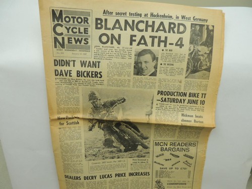 Jan 1967 motor cycle - motor, news
