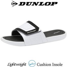 Dunlop Mens Flip Flops Wide Fit Sliders beach summer Shower Mules Sandals Shoes