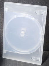 1 x Amaray dvd Cases 2 Disc 14 mm Clear Brand new Replacement UK Made P&P Free