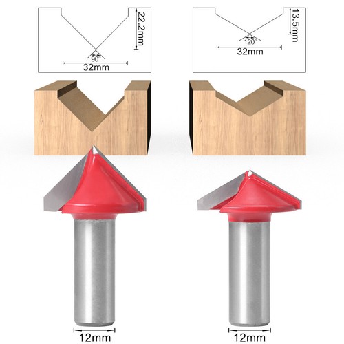 12mm shank groove router - 12mm,