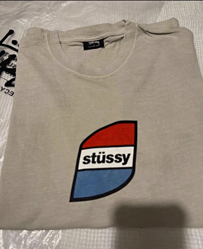 Stussy men beige - men's, logo