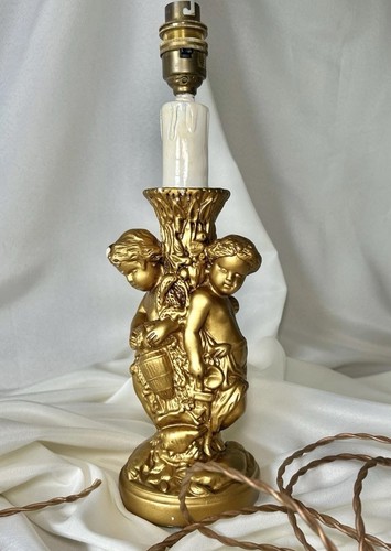 Vintage gold cherub putti - vintage,