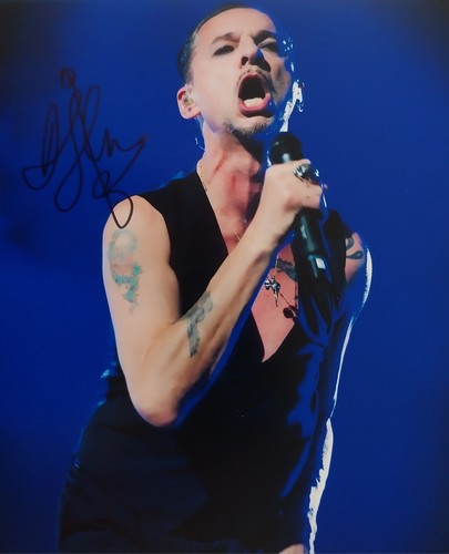 Dave gahan depeche mode - depeche, signed