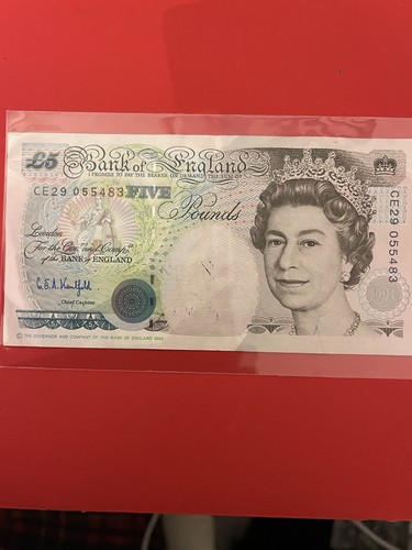 1993 unc five pound bank - unc,