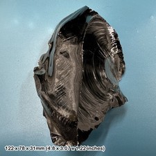 Large Obsidian volcanic glass