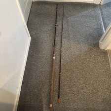 Earnest Stamford Fishing Feeder Rod Vintage 2 Piece Cork Handle River Lake Pond 