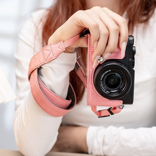 Camera bag leather base - camera,