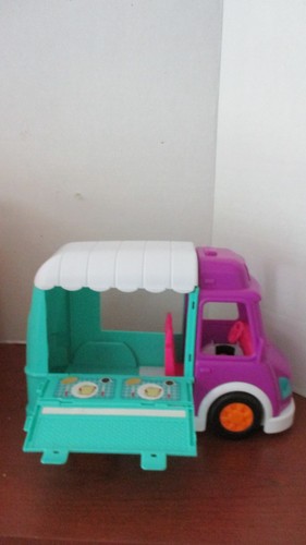 Barbie purple green fold out - barbie,