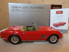 CMC Ferrari 250 California SWB 1960 1/18 Scale Model Car In Red with Box