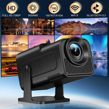 Portable mini projector 4K 1080p LED WIFI for iPhone smartphones Android phones