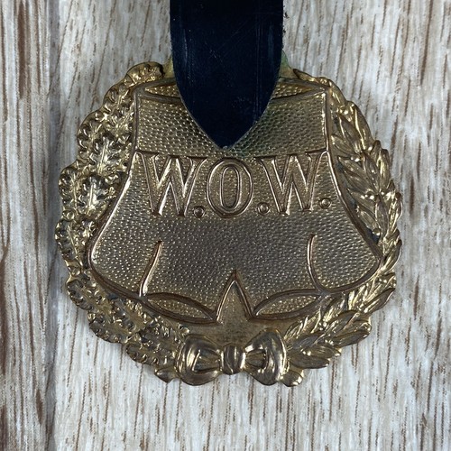 Old watch fob wow - w.o.w., fob,