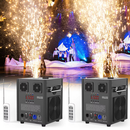 700w cold spark machine - spark, black