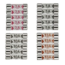 1-20x Mixed Fuses Ceramic Domestic  Fuses Plug Household Cartridge Fuse