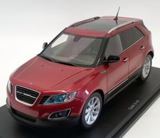DNA Collectibles 1/18 Scale 000032 - 2011 Saab 9 4x - Crystal Red