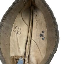 Original WW2 Soldier Cap British Army 40s Beret Green Army Cap Wool Dog Tag