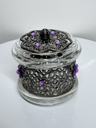 Vintage glass trinket - vintage,