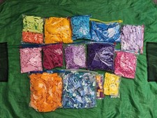 Over 7 kg color-sorted bundle of used LEGO bricks in good condition