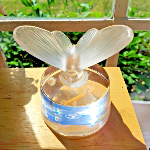 Cristal butterfly paperweight - butterfly,
