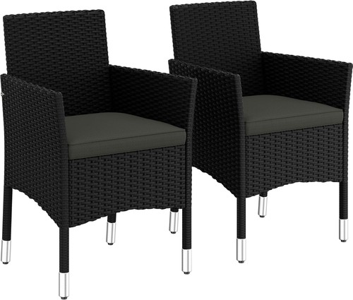 2pc rattan garden chair - garden,