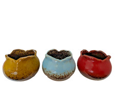 Set of 3 Succulent Plant Pots, used