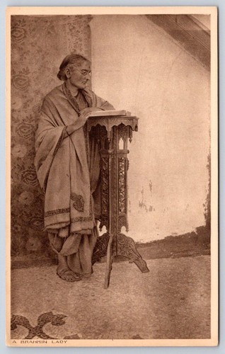 Antique india brahmin lady - brahmin,