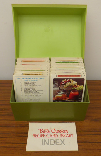 Betty crocker recipe - betty, card