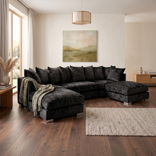 Bishop shape large sofa - u,