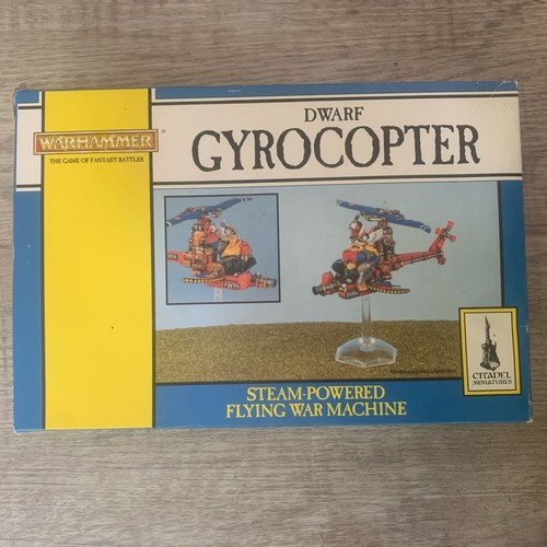 Warhammer dwarf gyrocopter - gyrocopter, box