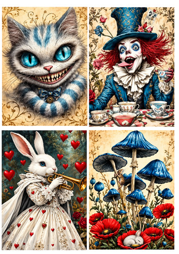 Whimsical alice wonderland - in,