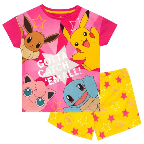Kids pokemon short pjs pikachu - kids,