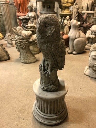Owl garden ornament beautiful - owl, ornament,
