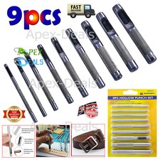 9 Pieces Hollow Punch Set Belt