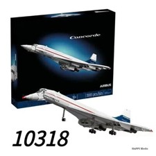 ✅10318 MOC Concorde Supersonic Airbus Building Blocks Airplane Model✅