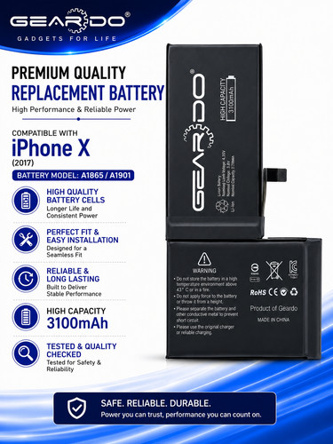 Geardo battery for - geardo, apple