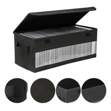 2 /3Pack Large Capacity CD DVD Storage Case Holds 165 Discs Each Durable