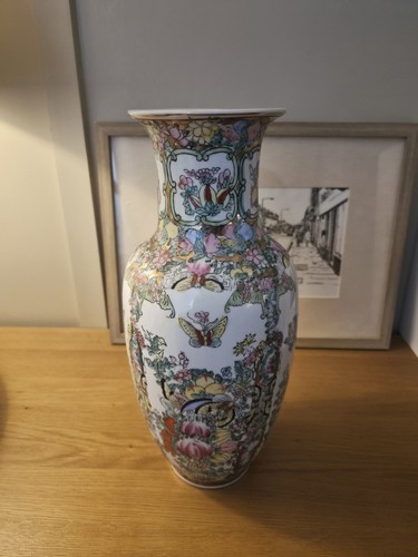 Hand painted japanese vase - hand,