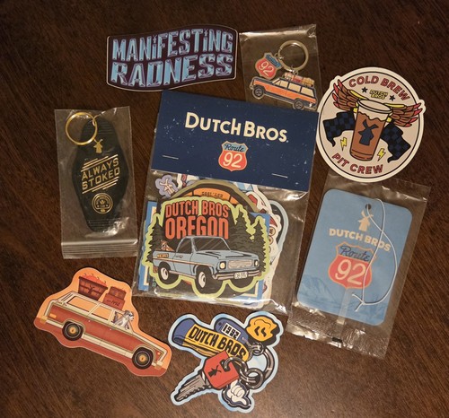 Dutch bros state sticker - bros, pack