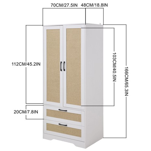Door drawers rattan - door,