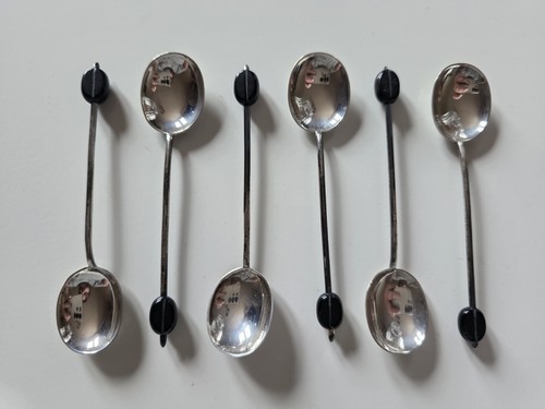 Six sterling silver - six,