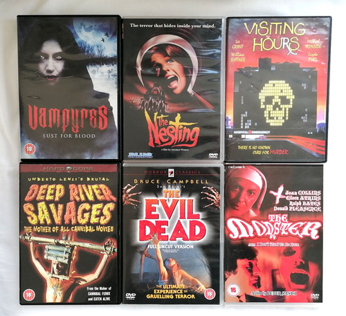 Horror movie dvd collection - movie,