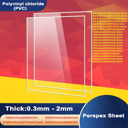 Clear plastic perspex - perspex, sheet